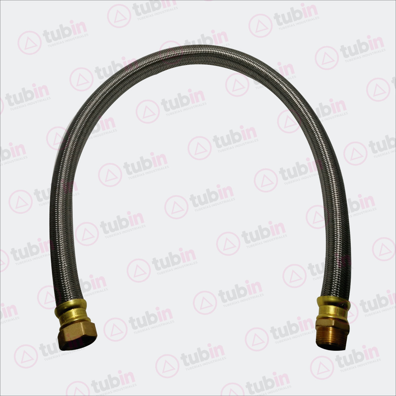imagen de Manguera Conectora De Agua Con Tuercas De Latón Marca Coflex Para Hidroneumático Código ref VN-A110 1" X 1" X 110 CM (25 MM X 25 MM X 1100MM)
