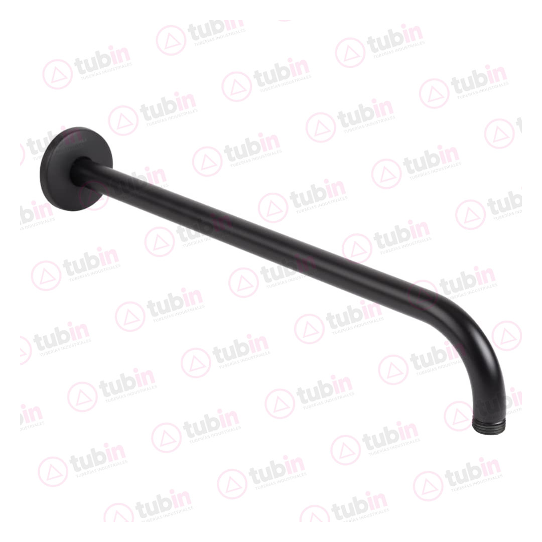 Brazo De Regadera Redondo 20 Centímetros Con Chapetón De Techo Marca Urrea