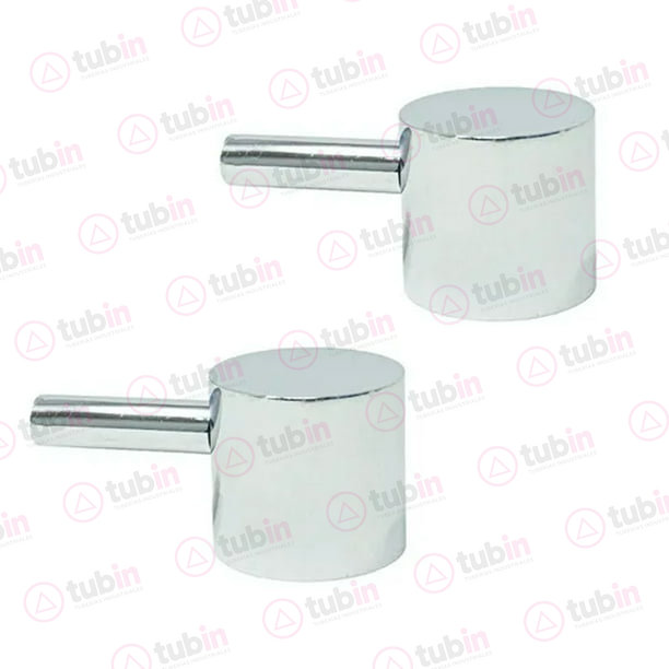 imagen 2 de Juego De Manerales Chicos De Palanca Con Ensamble De Estría Para Regadera Marca Rugo