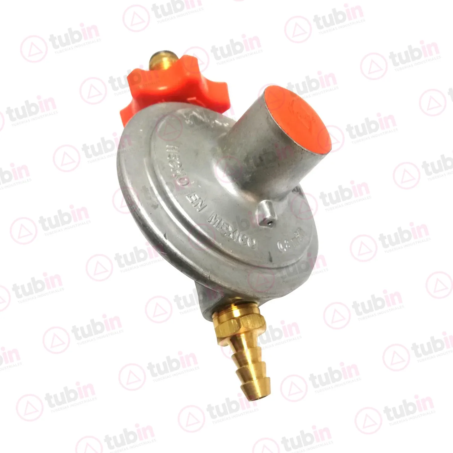 imagen de Regulador De Gas LP Ingusa De Baja Presión Con Accesorios Punta Pol Y Tuerca Izquierda R1A