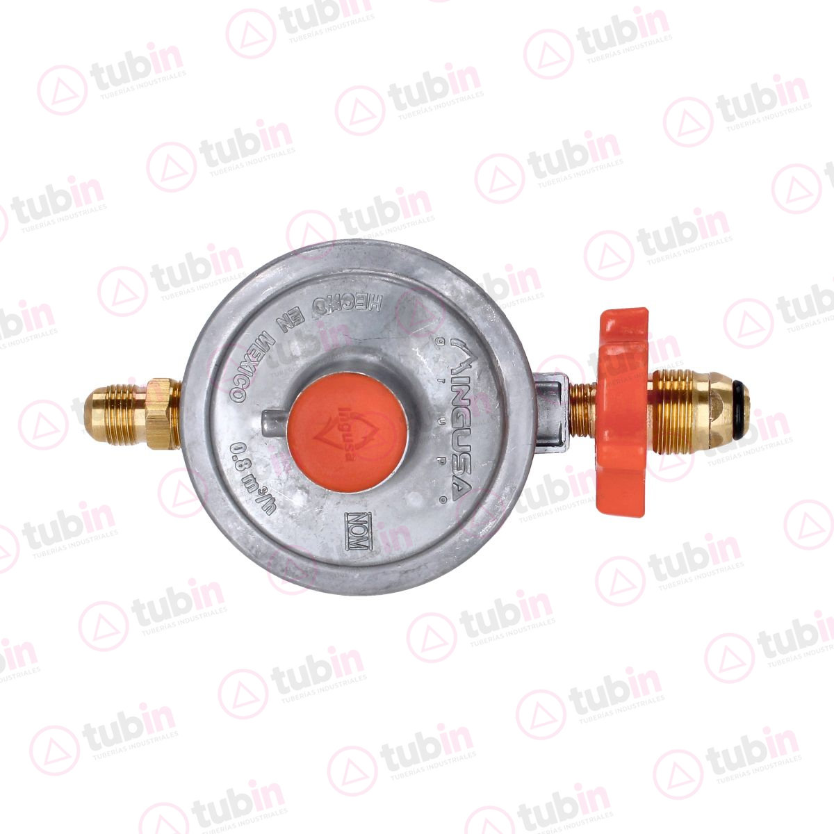 imagen 3 de Regulador De Gas LP Ingusa De Baja Presión Con Accesorios Punta Pol Y Tuerca Izquierda R1A