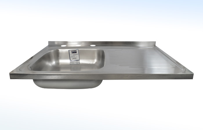 imagen 2 de Tarja De Empotrar Con Escurridero Derecho Y Respaldo Marca Rugo