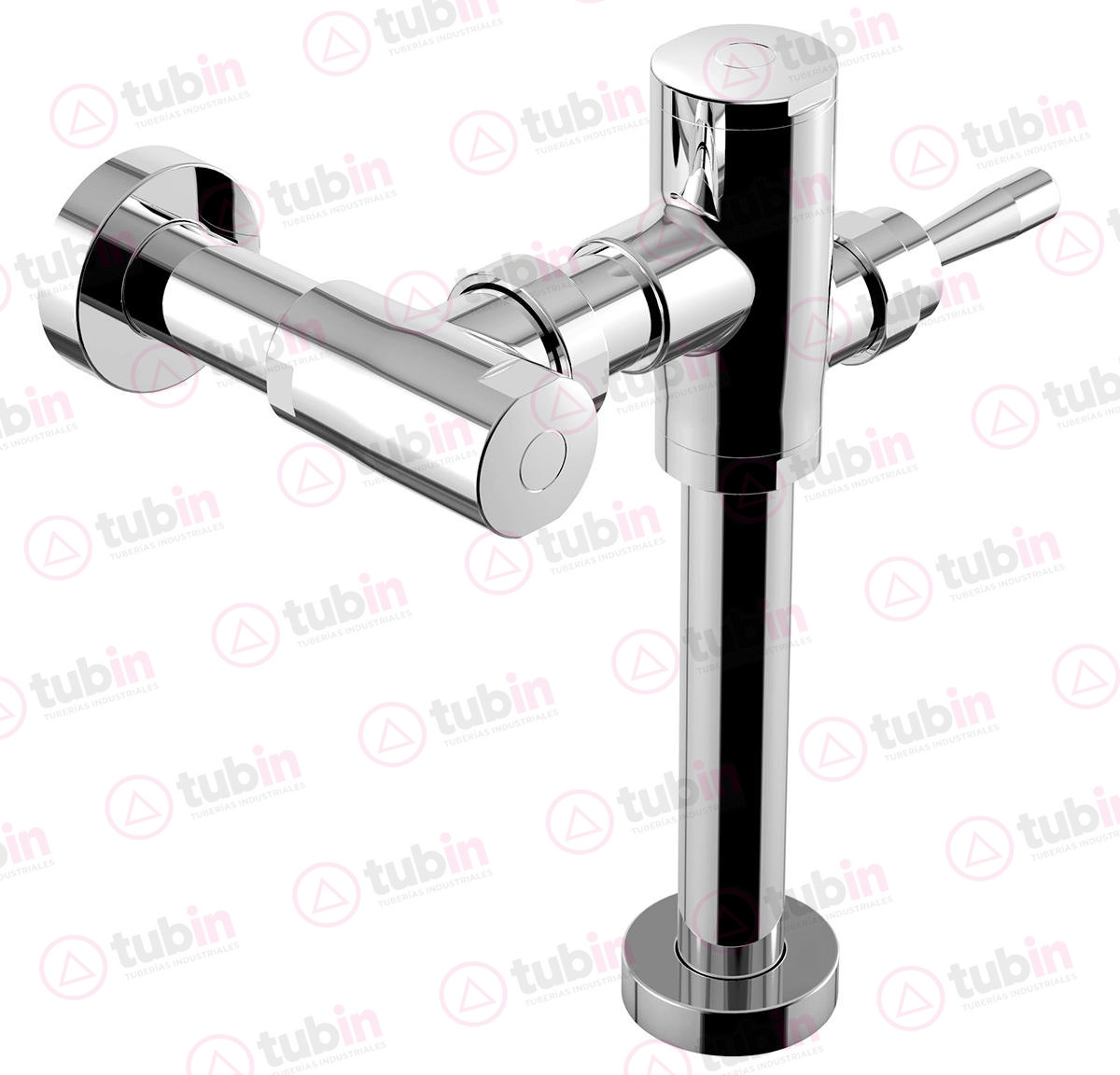 imagen 2 de Fluxometro En Laton Expuesto Ecológico Marca Urrea De Palanca WC