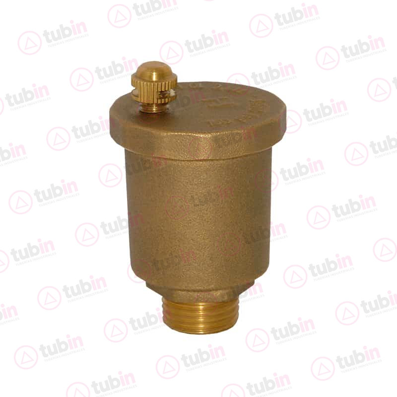imagen de Válvula De Purga Eliminadora De Aire En Latón Marca Rugo Código ref 101 1/2" (13 MM)