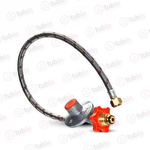 imagen 2 de Regulador De Gas LP Ingusa De Baja Presión Con Accesorios Y Manguera