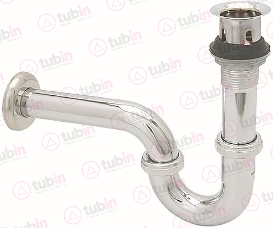 imagen 2 de Cespol De Acero Inoxidable Marca Dica Para Lavabo