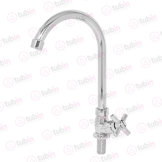 imagen 3 de Llave Individual Para Fregadero Con Maneral En Forma De Cruceta Marca Dica Código ref 4314TS