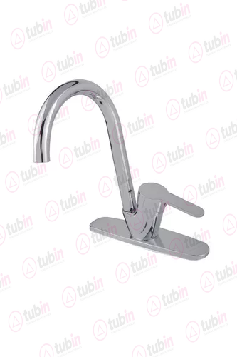 imagen 2 de Monomando Alto Ecologico Con Cubierta Para Fregadero Marca Dica