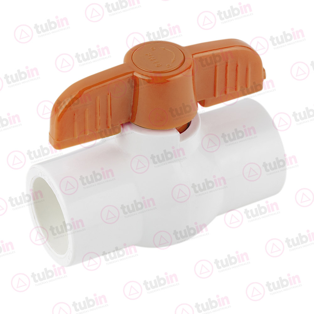 imagen de Válvula Esfera Cementar En PVC Marca Urrea Código ref 577.38 1 1/2" (38 MM)