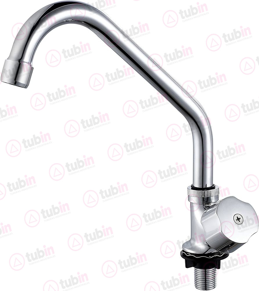 imagen 2 de Llave Individual Para Fregadero Con Maneral Marca Dica Código ref 4315 1 1/2 HP CON SALIDA DE 1 1/4" X 1" 127V