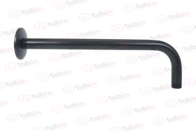 imagen 2 de Brazo Redondo En Negro Mate A Pared Con Chapetón Marca Dica Código ref 4552BRR.2 40 CM (15")