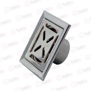 imagen 3 de Coladera Cuadrada Con Rejilla De Acero Inoxidable Marca Coflex Código ref PC-301 2" (50 MM)