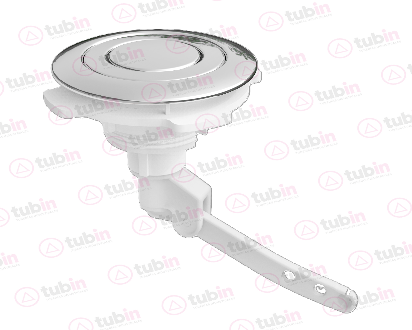Botón De Descarga Push Button Universal Para Orificio Superior Para Tanque WC Marca Fleximatic