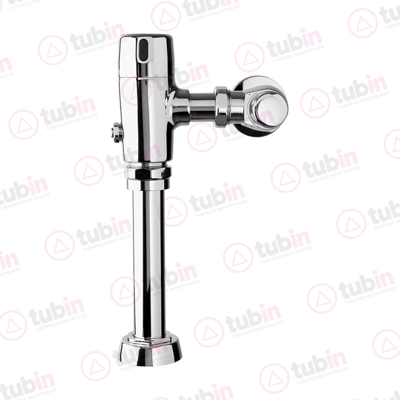 imagen 2 de Fluxometro En Laton Expuesto Con Sensor Marca Urrea Para Sanitario Con Conexión A Red Eléctrica