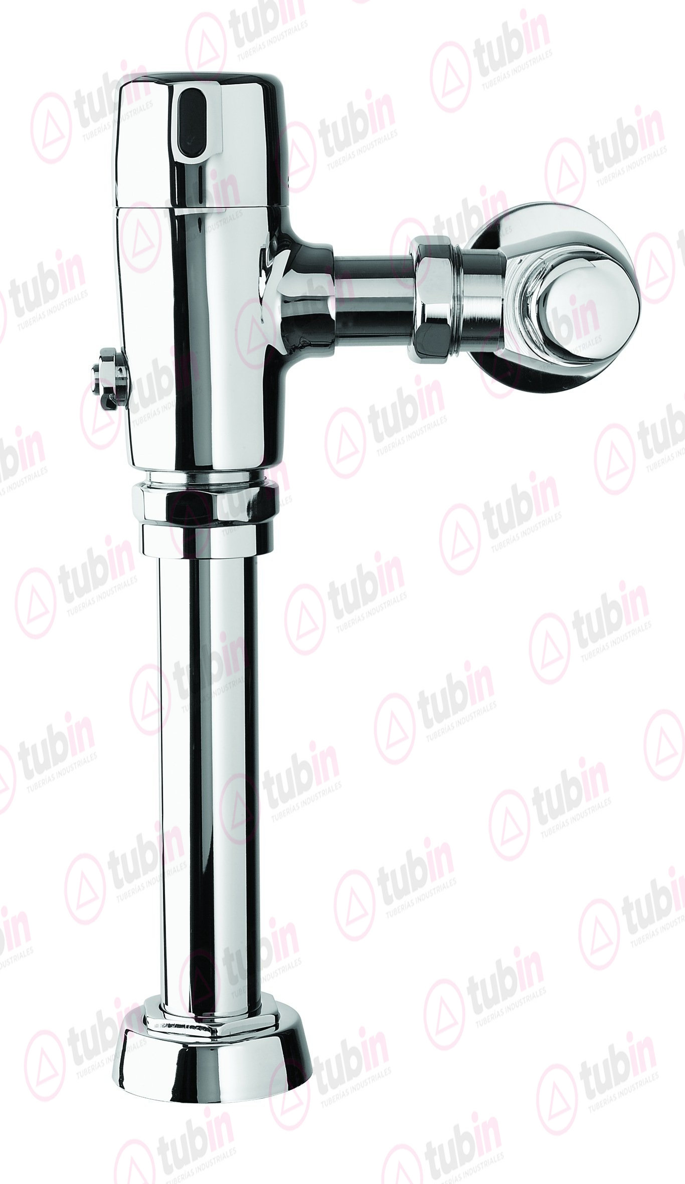 imagen 3 de Fluxómetro En Latón Expuesto Con Sensor Marca Urrea Para Sanitario Con Conexión A Red Eléctrica Código ref 85.8508.21
