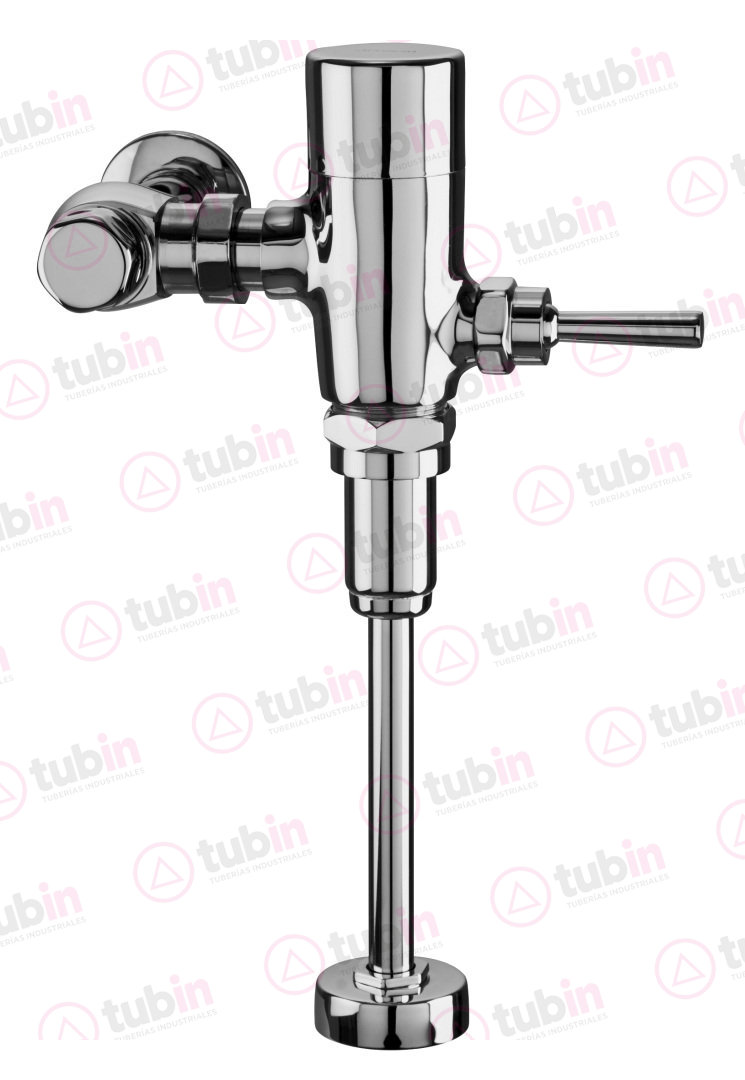 imagen 2 de Fluxometro En Laton Expuesto De Palanca Marca Urrea Para Mingitorio Klug