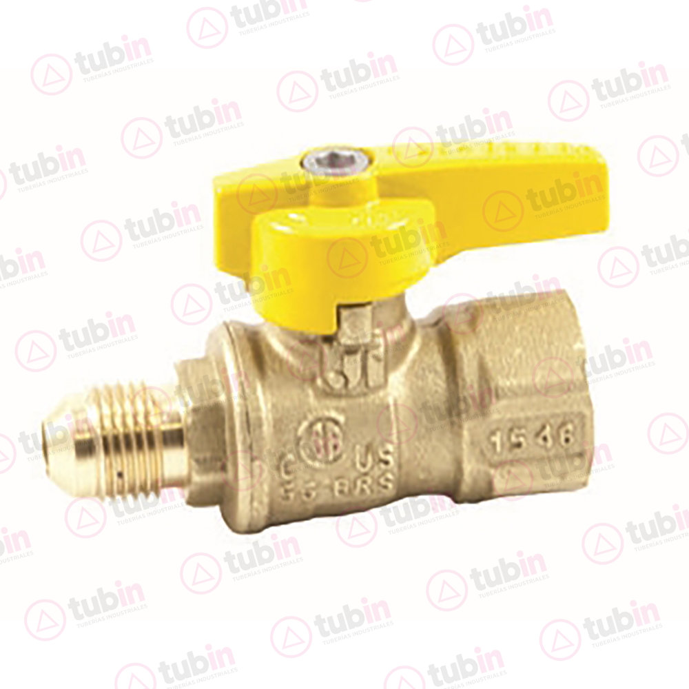 Válvula Tipo Mariposa Hembra / Flare Para Gas Marca Urrea