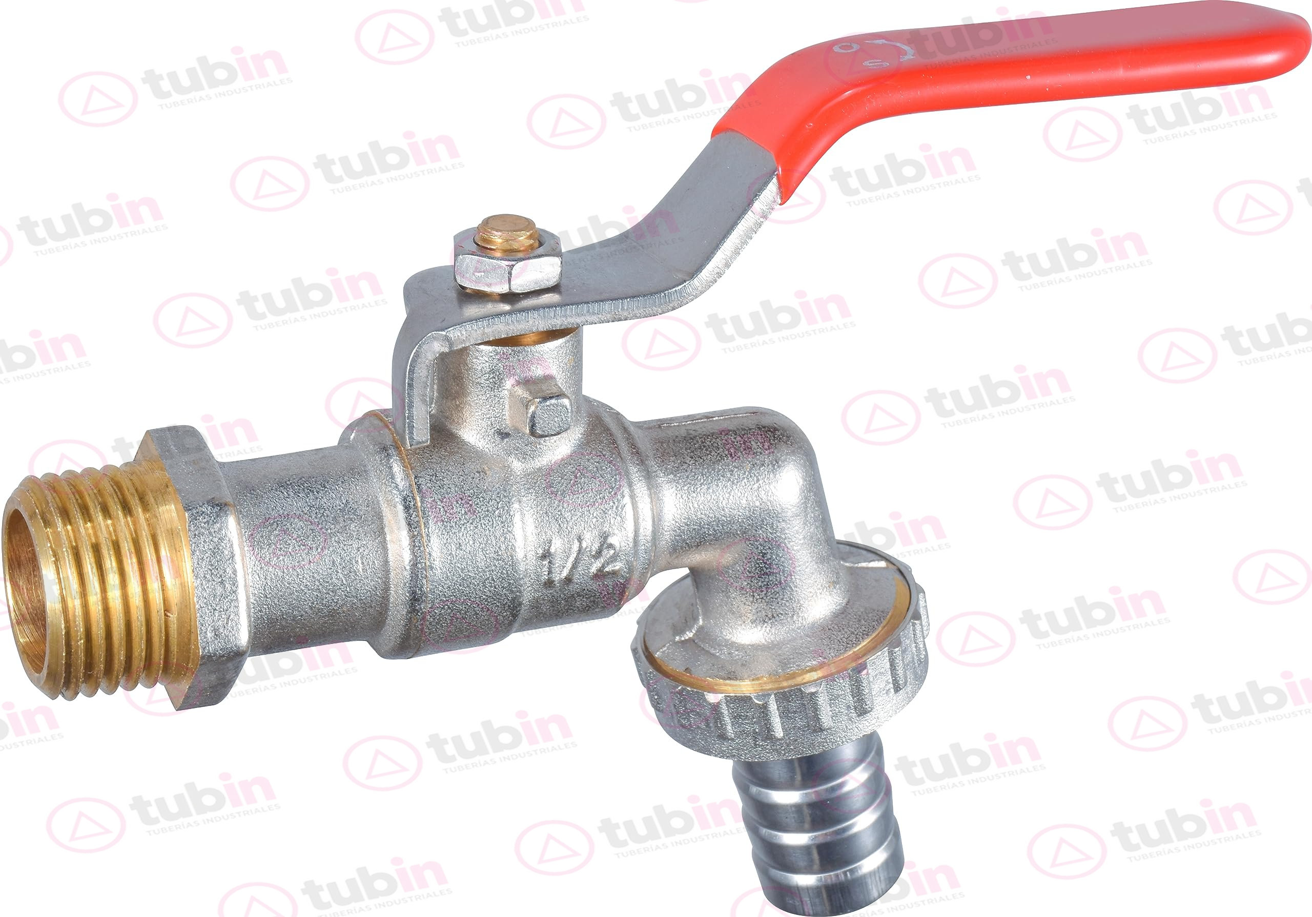 Llave De Esfera Niquelada Marca Urrea