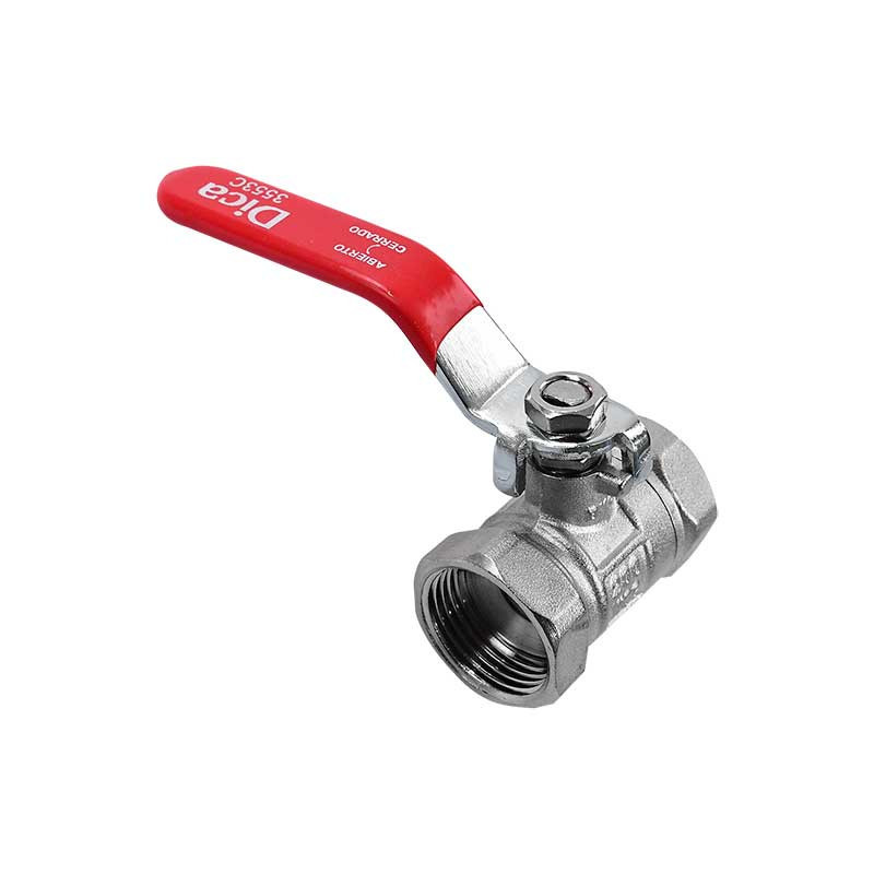 imagen de Válvula Esfera Roscable En Latón Marca Dica Código ref 3554C.13 1/2" (13 MM)