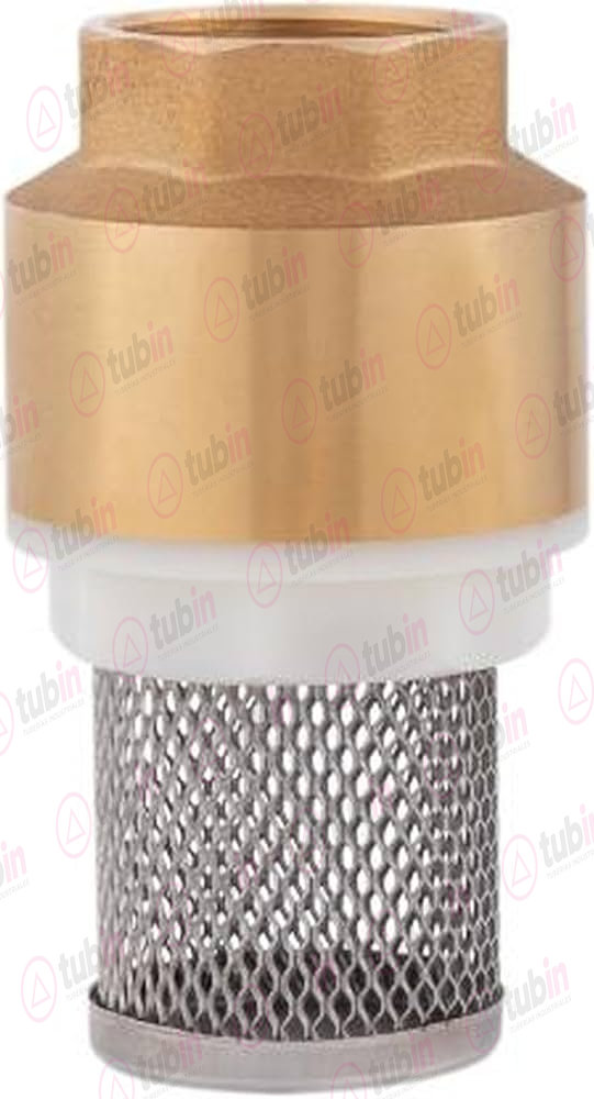 imagen 2 de Válvula De Pie O Pichancha Con Canastilla De Acero Inoxidable Compacta Marca Dica