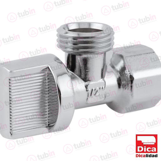imagen de Llave Angular 1/4 De Vuelta Marca Dica Código ref 3411 1/2" (13 MM)
