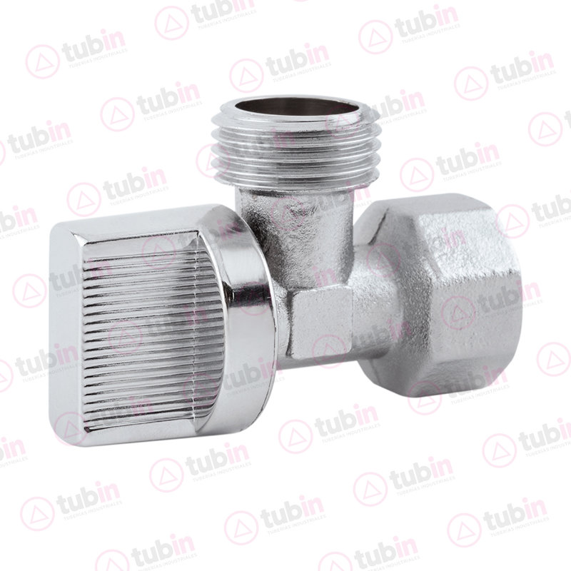 imagen de Llave Angular 1/4 De Vuelta Marca Urrea Código ref 3401CVE 1/2" (13 MM)