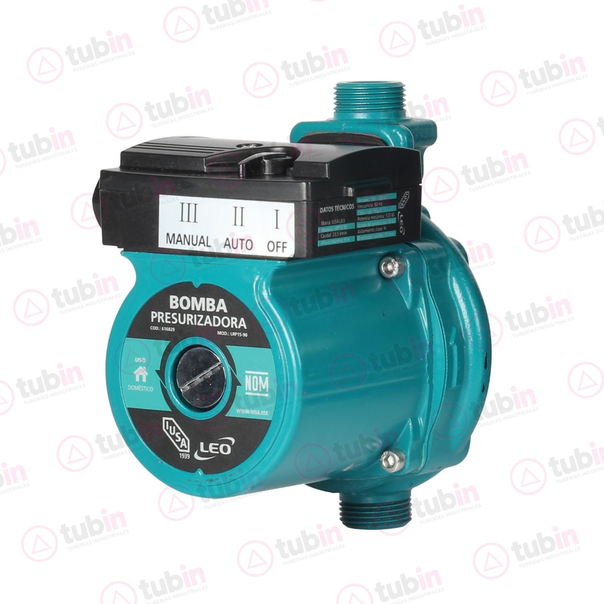imagen de Bomba Hidráulica Presurizadora Con Accesorios Iusa De La Línea Primo De 1/6 Hp. Modelo 618106