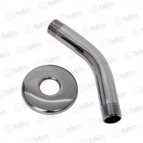 imagen 2 de Brazo Corto Con Chapetón Para Regadera Marca Dica Código ref 4554.2 1/2" (13 MM)