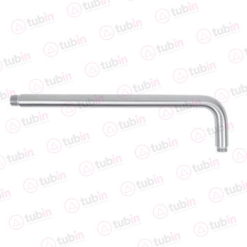 imagen 3 de Brazo De Regadera Redondo A Pared Marca Urrea Línea Inox