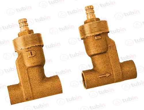 imagen 2 de Juego De Llaves De Empotrar En Latón Soldables Marca Dica Código ref 4652SMC 1/2" (13 MM)