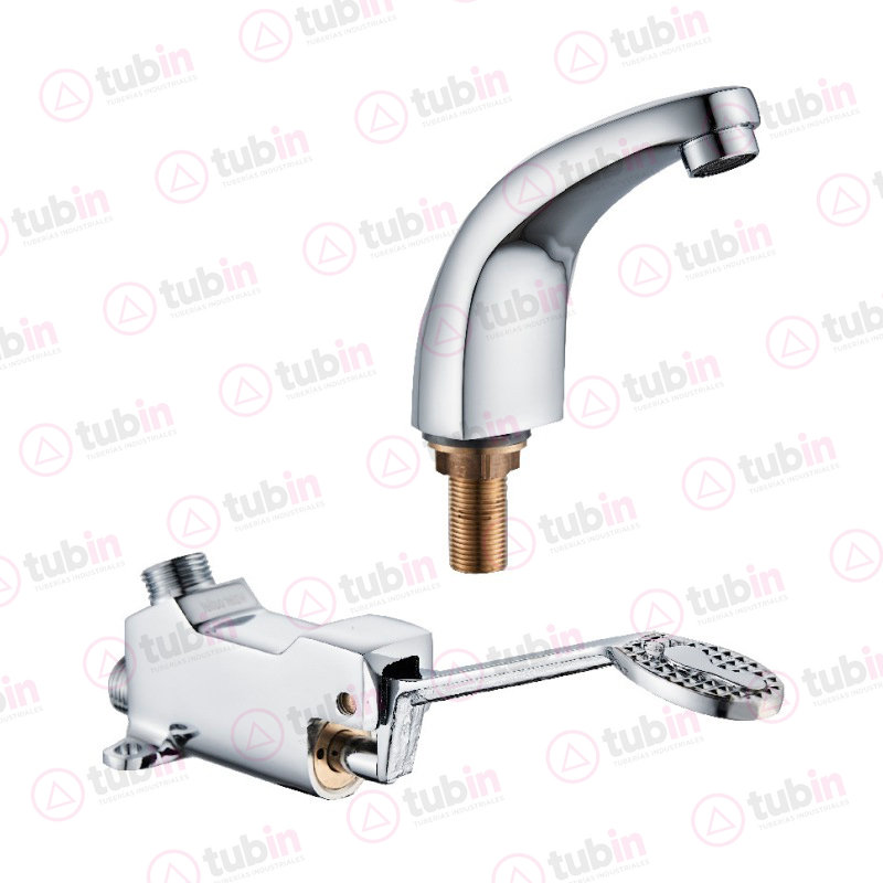 imagen 2 de Llave Individual De Pedal Para Lavabo Marca Urrea