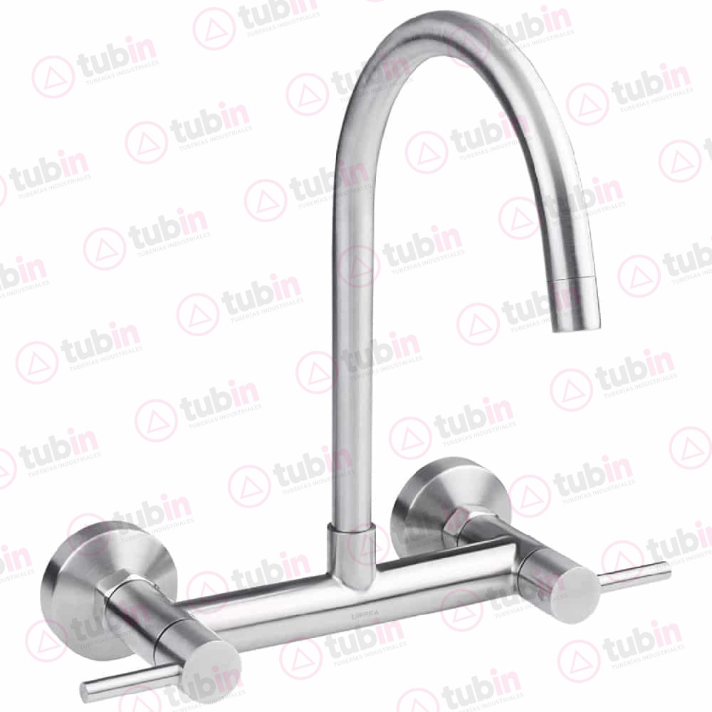 imagen 3 de Mezcladora Con Cuerpo Externo Para Fregadero Con Manerales De Palanca Marca Urrea Código ref 9336 32 MM