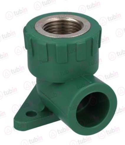 imagen de Codo De 90° De PPR Verde Hembra Con Oreja Marca Dica Código ref 408PPR03.20 1/2" (20 MM)