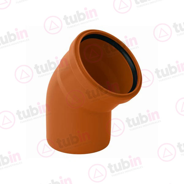 Codo 11° Serie 20 Alcantarillado (Con Anillo) Serie Metrico