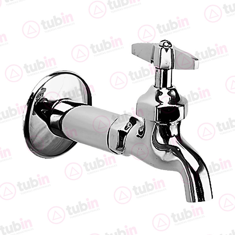 Llave Individual Maneral Plano Con Niple Y Chapetón Marca Urrea