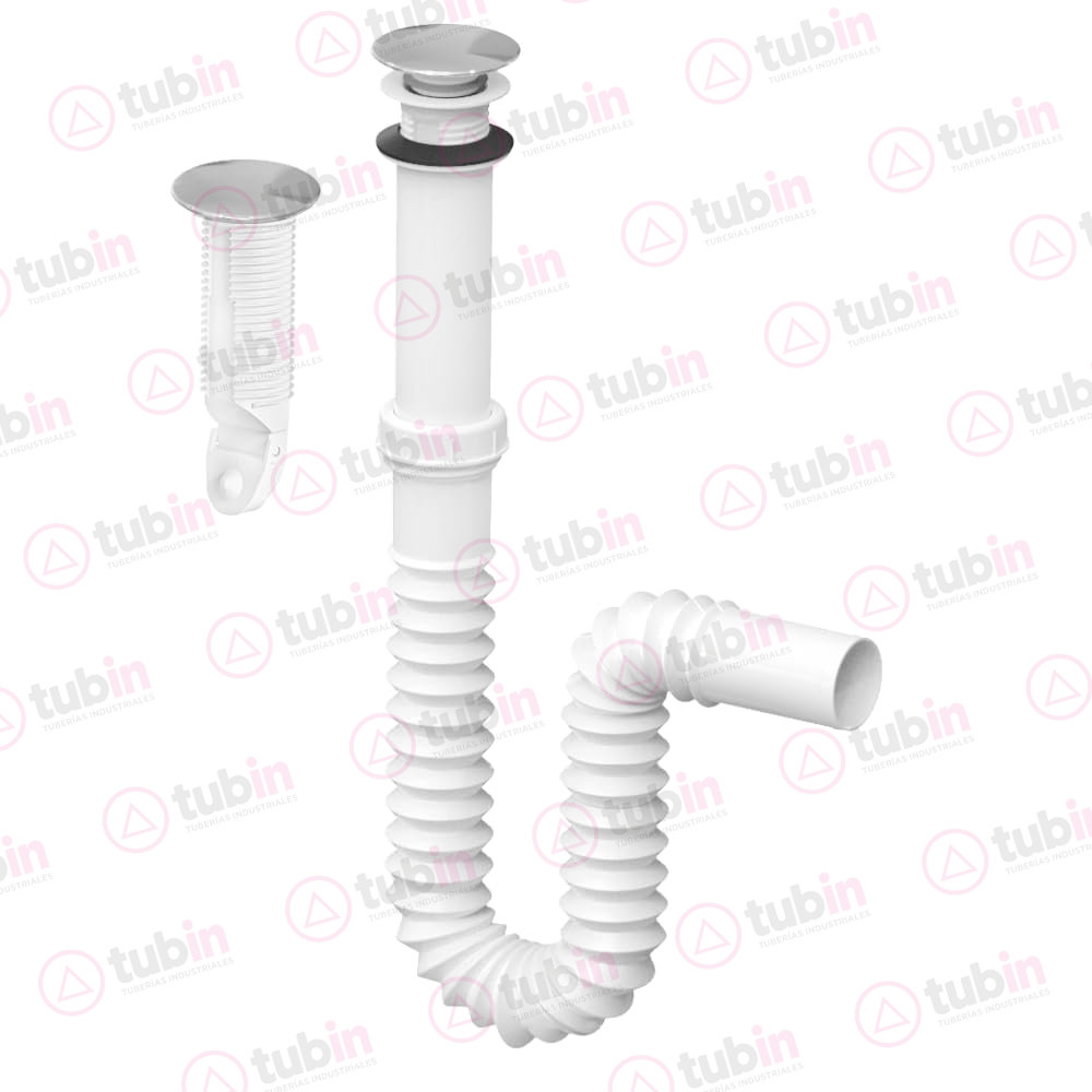 Céspol Con Botón Push Para Lavabo Marca Fleximatic